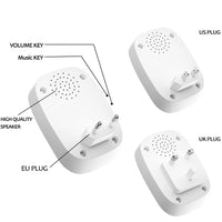 Thumbnail for Wireless Waterproof Doorbell 300M Remote 1 Button 2 Receivers