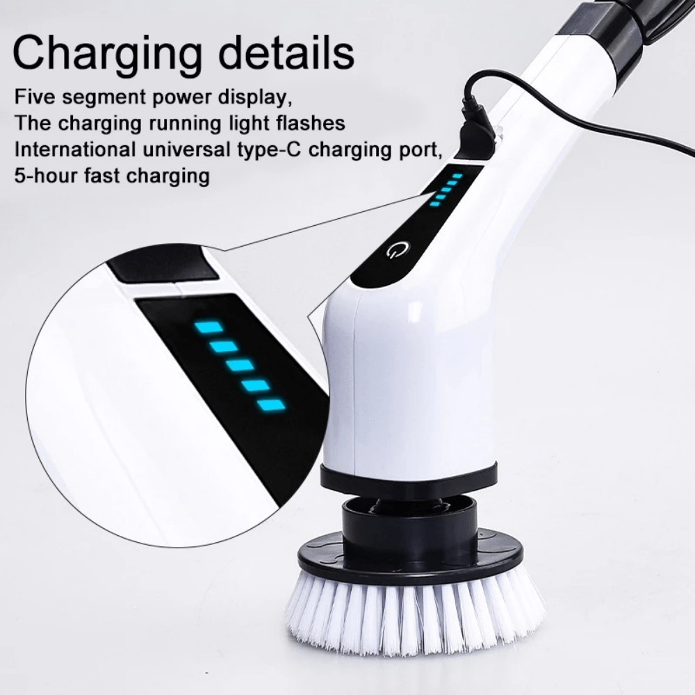 7 In 1 Electric Cleaning Brush Multifunctional Long Handle Cordless