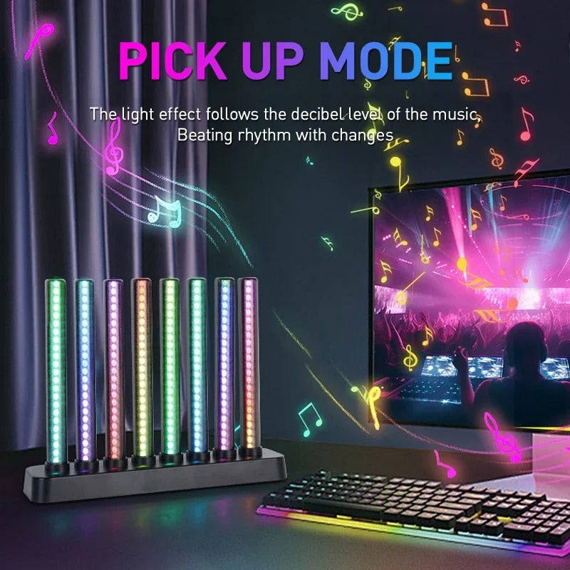 8 tubes LED Smart RGB Desktop Light Tuya APP Touch Control