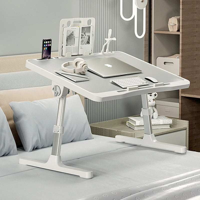 F8L Portable Adjustable Laptop Bed Tray Table
