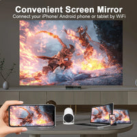 Thumbnail for ORIGINAL Ultra-Portable 4K Cinema Smart Projector HD Spotlight WIFI Android 11