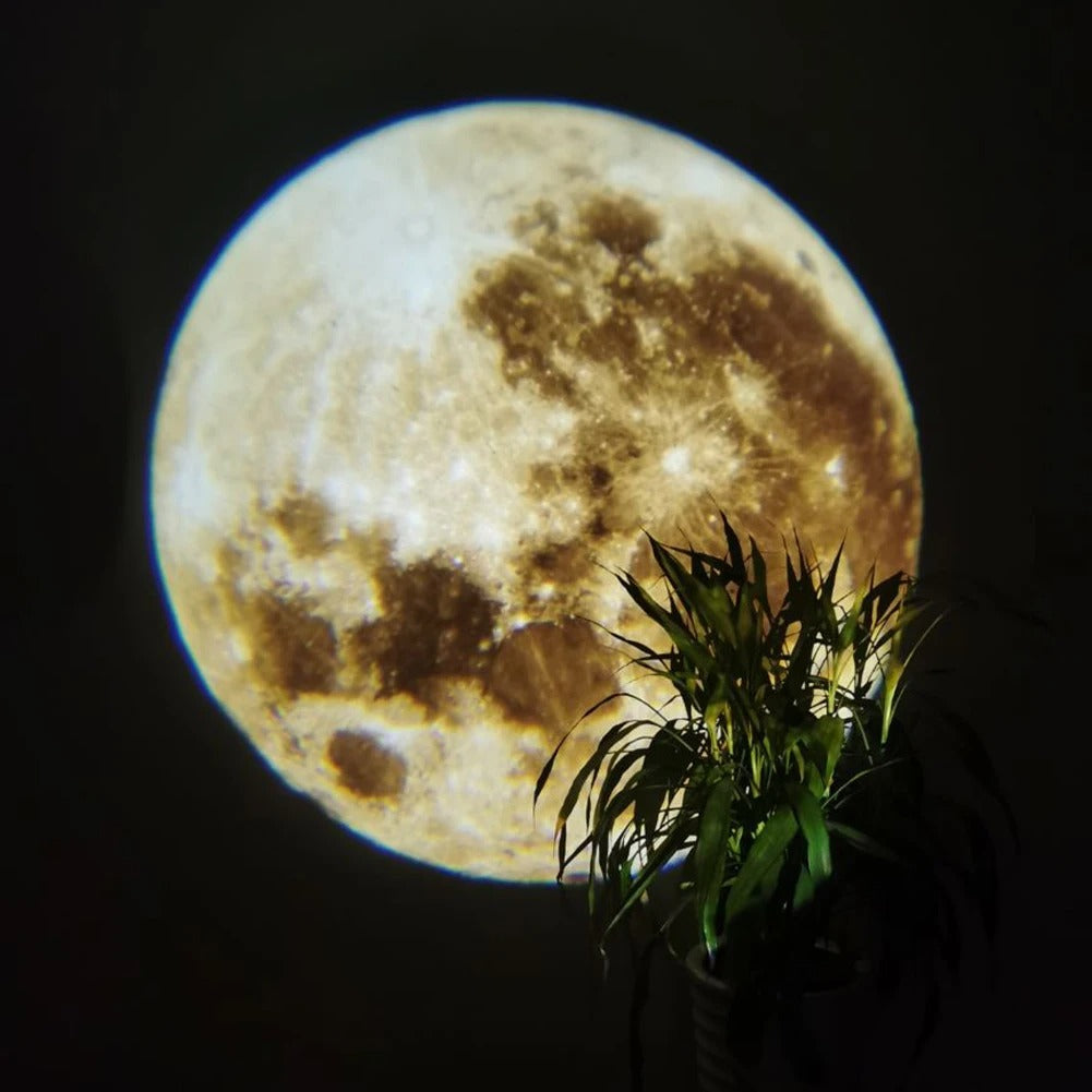 Earth Moon Projector Galaxy Night