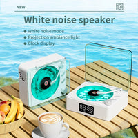 Thumbnail for The Vinyl Player - Vintage Vinyl Record Player Bluetooth Speaker,Retro Vinyl Record Player with Adjustable Lights,