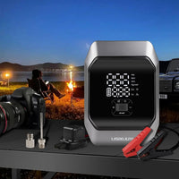 Thumbnail for Advanced Portable Car Jump Starter with Air Compressor 160 PSI & 8000mAh Battery Booster