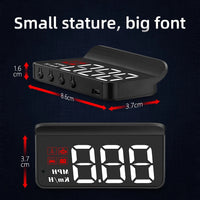 Thumbnail for Projector Display Digital KMH MPH Car Speedometer Temperature Voltage Alarm
