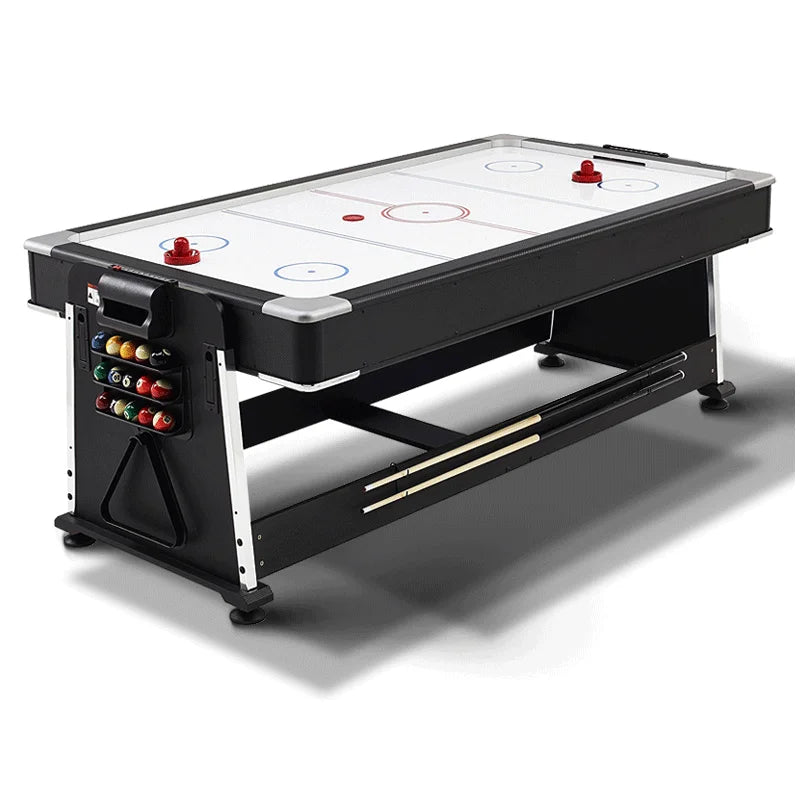 7 ft 4-in-1 Convertible Game Table - Regulation Size Pool Table with Ping Pong Top & Dining Surface for Home
