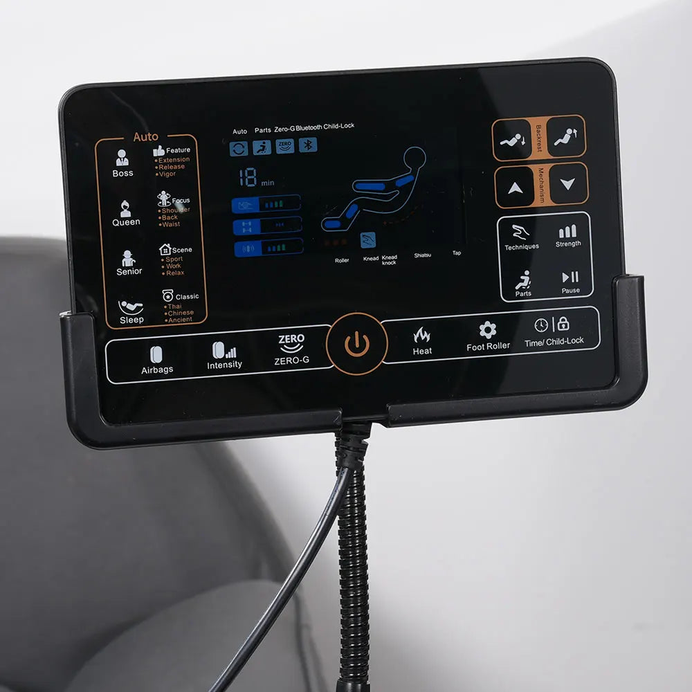 Luxury Full-Body Massage Chair – 16 Auto Modes, Zero Gravity