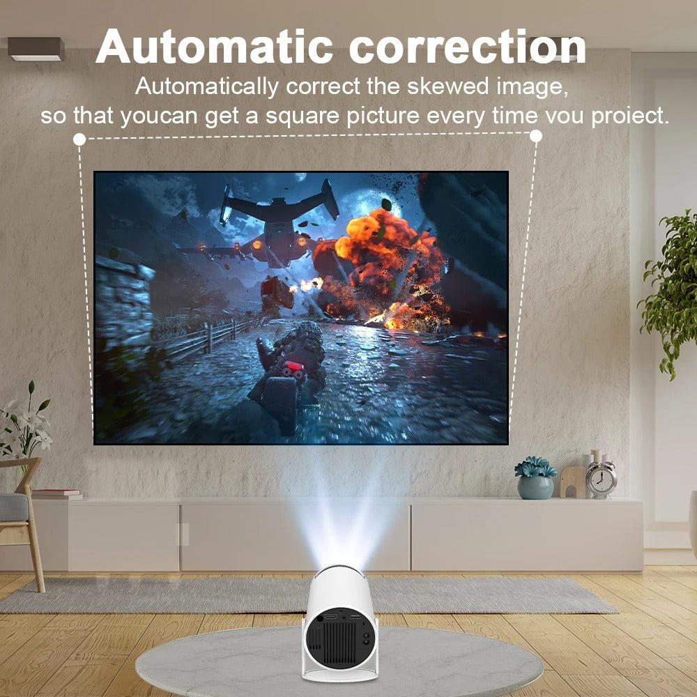 ORIGINAL Ultra-Portable 4K Cinema Smart Projector HD Spotlight WIFI Android 11