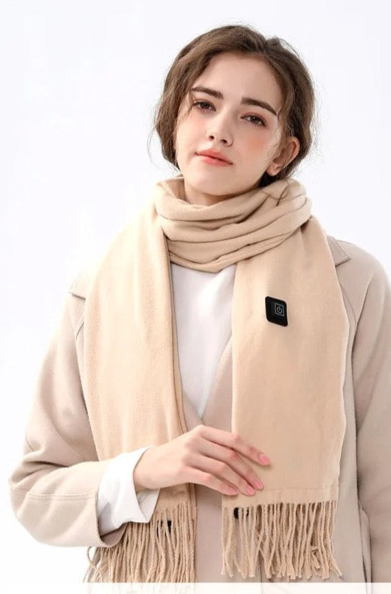 USB Rechargeable Heated Scarf 3 Modes