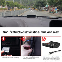 Thumbnail for Projector Display Digital KMH MPH Car Speedometer Temperature Voltage Alarm