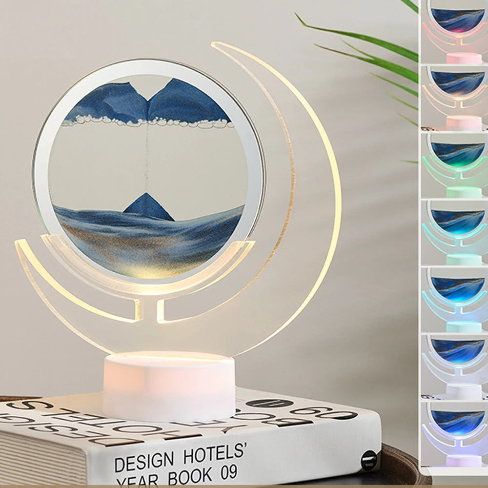 Sand Painting Table Lamp LED 3D