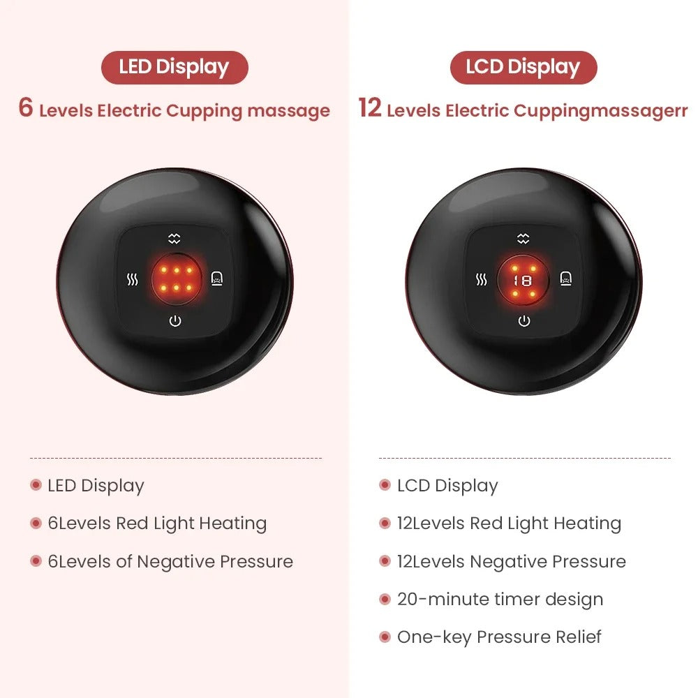 Smart Electric Vacuum Cupping Cellulite Massager Massage Body Cup