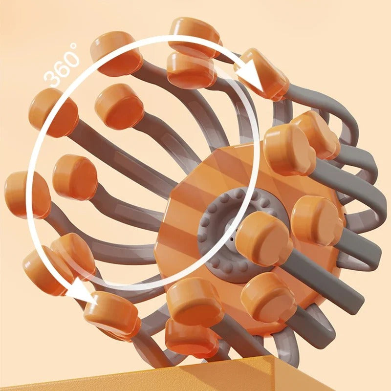 Octopus Claw Head Massager Electric Red Light Therapy Relief