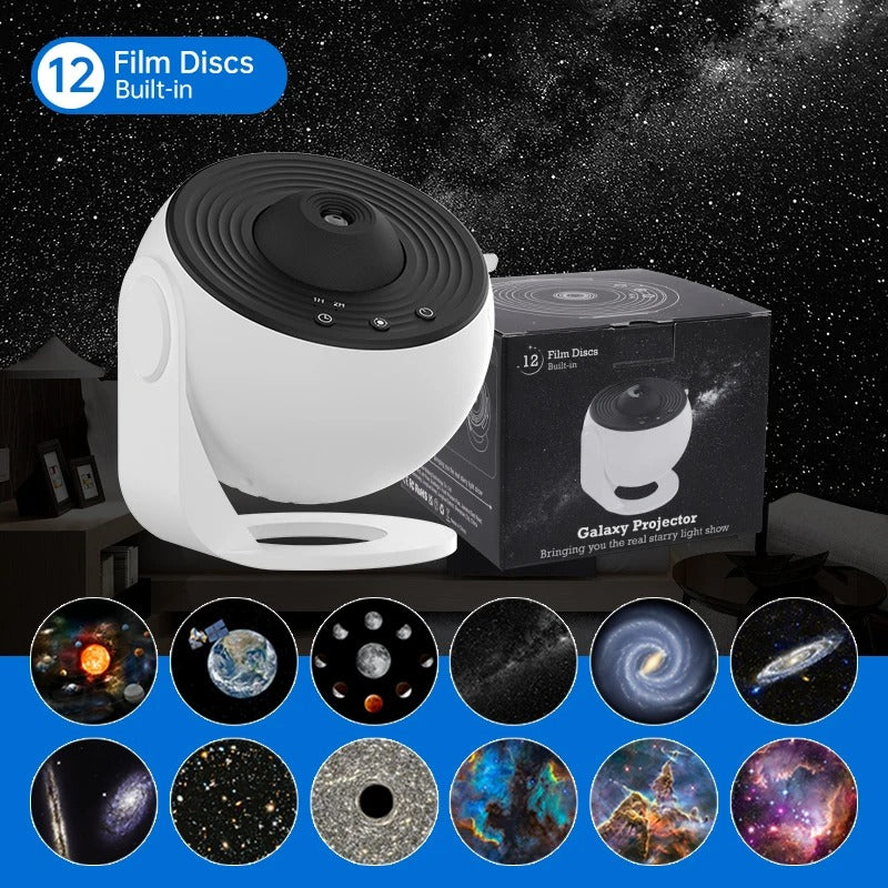 Original Galaxy 13 Planets Discs Projector HD With Aurora Stars