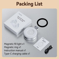 Thumbnail for TELESIN Smartphone Magnetic Fill Light Mini Selfie Light 3 Modes