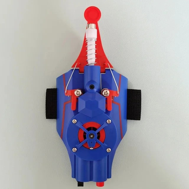 Electric Spider-Boy Web Shooter Wrist Toy with USB Recharger and Automatic Take-Up