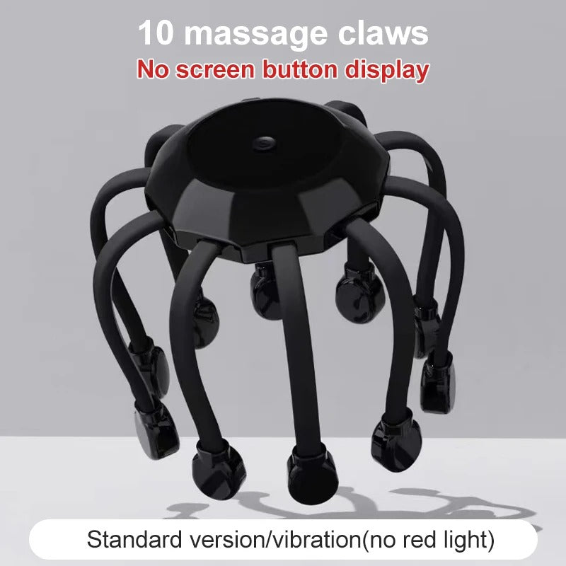 Octopus Claw Head Massager Electric Red Light Therapy Relief