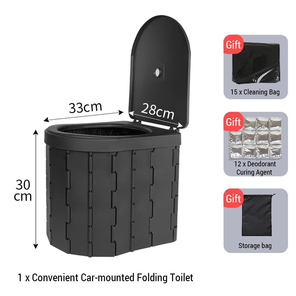 200KG Portable Emergency Toilet Foldable
