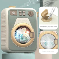 Thumbnail for Childrens Electric Mini Washing Machine Toy Play House Doll Set Kids Toys