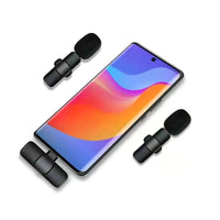 Thumbnail for High Quality Wireless Microphone Portable Audio Video Recording Mini Mic for iPhone Android Live Broadcast Gaming Phone Mic