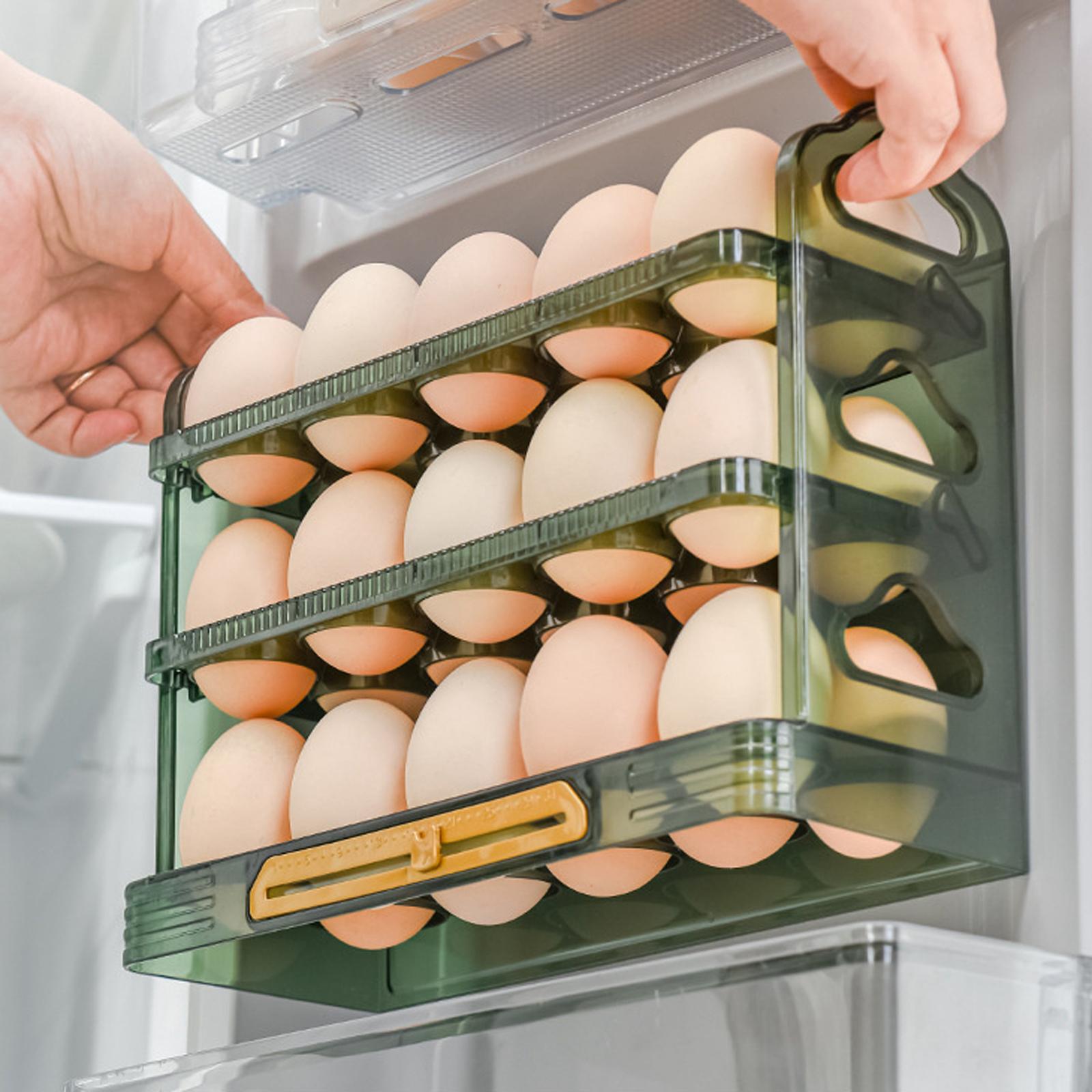 Egg Storage Box 30 pcs Kitchen Organizer