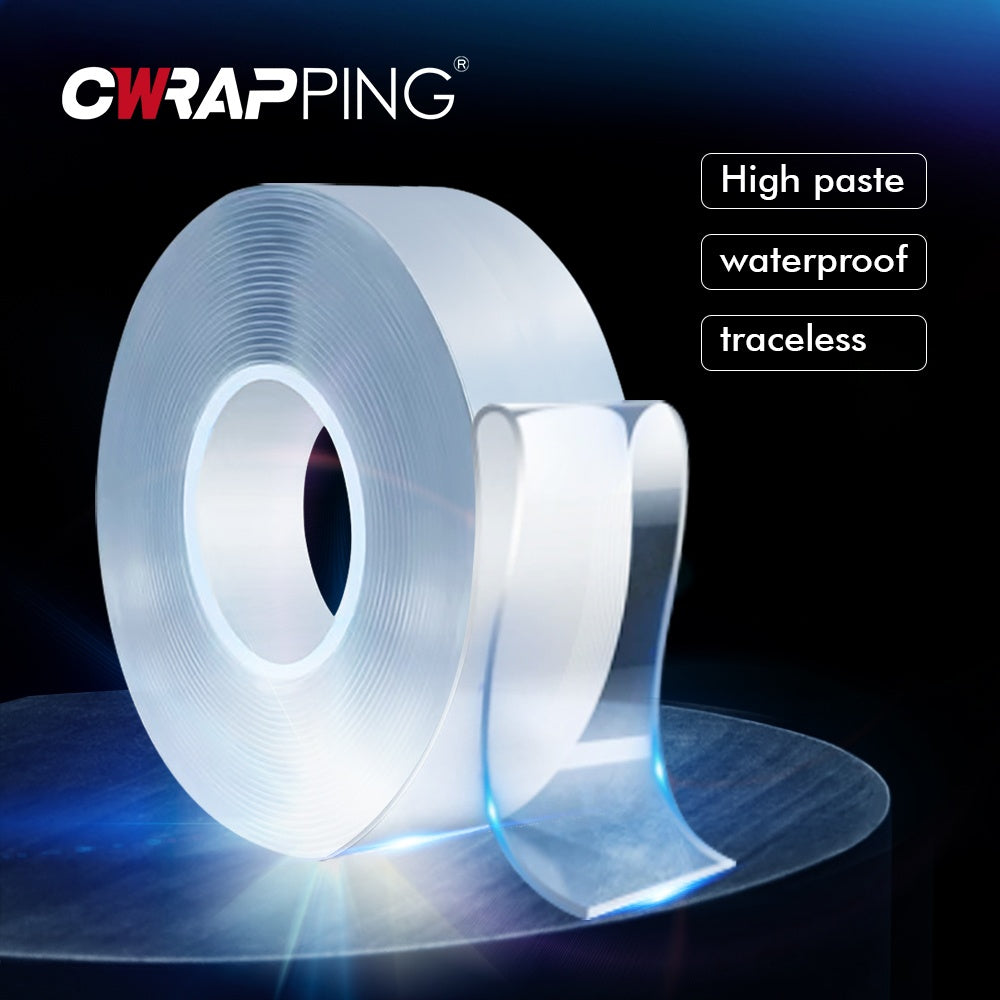 Double Sided Tape-2000x20x1mm Strong Adhesive Mounting Tape for Wall, 2Pcs  Tape - Transparent - 2000mm x 20mm x 1mm